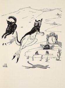 Oude Man Kangoeroe om vijf uur in de middag, illustratie uit 